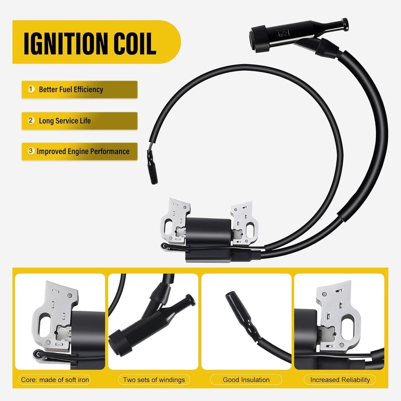 Sofo GX160 Ignition Coil Assembly with Spark Plug for Honda GX200 GX110 GX120 GX140 for Predator 212cc 224cc 5.5hp 6.5hp Engine Minibike Gokart Replacement - Image 5